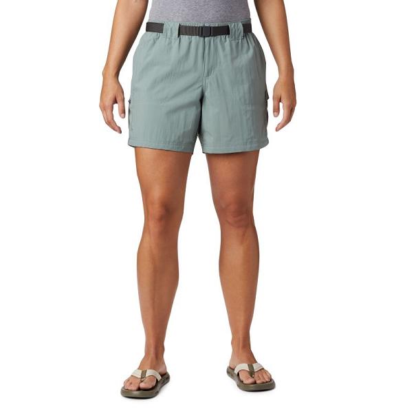 Columbia Sandy River Shorts Light Green For Women's NZ34610 New Zealand